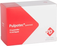 пульпотек - материал для лечения витальных моляров, 15г+15мл., produits dentaires sa