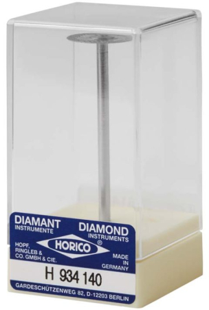 h934140 диск алмазный d=14mm двухсторонний, перфорированный, серый  horico