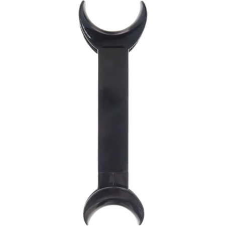 Ретрактор щечный двусторонний боковой черный, малый, Shinye