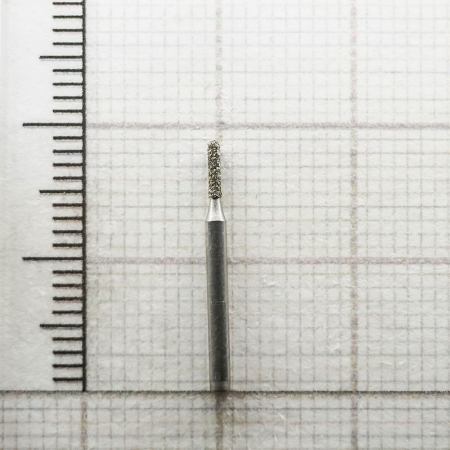 fg139010 бор алмазный fg - цилиндр с закругленным концом - 010 серый horico