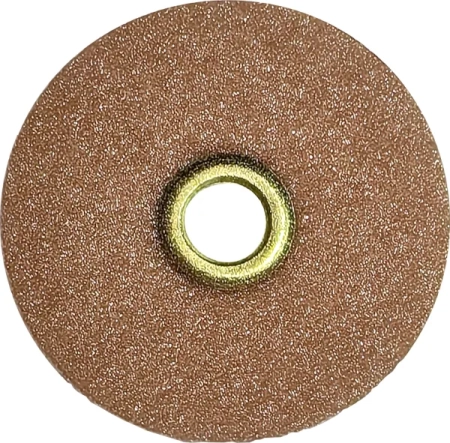 полир "kagayaki roundflex m" - диск шлифовальный (коричневый), средний, ø 12.7мм., 50шт