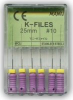 k-files 25 мм, №10, 6шт (mani)