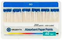 бумажные штифты 02 №60 200шт/уп (мета) 