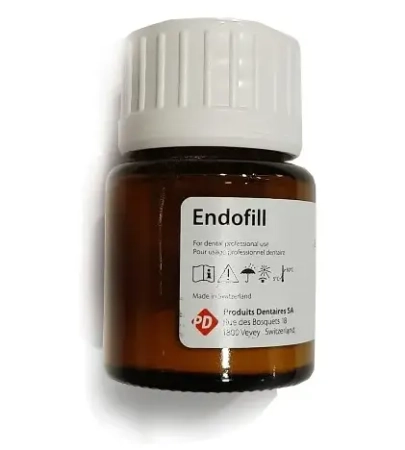 эндофил (15г порошок ) - материал для пломбирования каналов с дексаметазоном, produits dentaires sa
