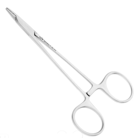 Иглодержатель хирургический Derf, 12,5см. (HLW Dental Instruments)