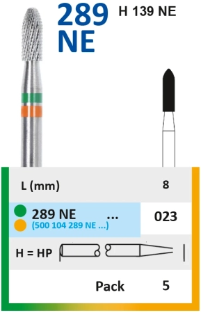 289ne023 фреза твс - цилин - 023 зел/оранж насечка крестообразная зубчатая, поперечная не благ. спла