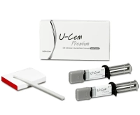u-cem premium double dispenser - самоадгезивный композ. цемент. 2шпр.9г vericom co ltd