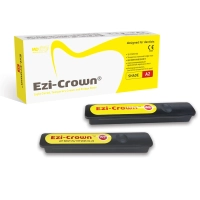 ezi-crown а2 - материал для временных коронок и мостов (2 по 15 г) mediclus