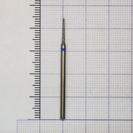 h199n012 бор алмазный h - конус закругленный - 012 синий horico