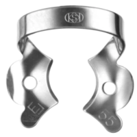 кламп для "раббердама" rubber dam clamp 55, dentech corporation