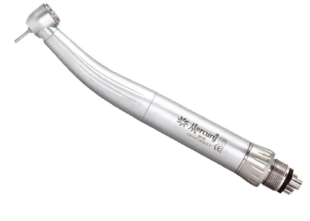 Наконечник турбинный Mercury 381K с трехточечным спреем и фиброоптикой с переходником, Mercury