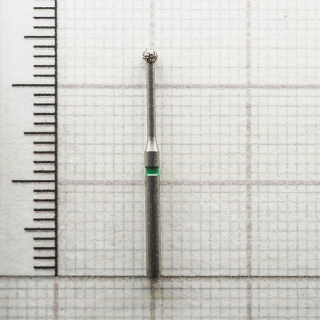 fg697g016 бор алмазный fg - шар хирургическая длина - 016 зеленый, horico