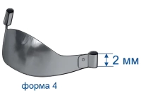 1.313(4) матрицы контурные металлические замковые (большие) 50мкм (12 шт) тор вм