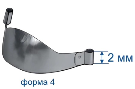 1.313(4) матрицы контурные металлические замковые (большие) 50мкм (12 шт) тор вм
