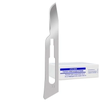 лезвие для скальпеля из углеродистой стали №15, 100 шт, apexmed