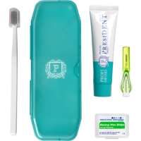 набор для ухода за брекетами president ortho kit basic