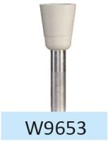 w9653 чаша малая - серый  - окончательная полировка керамики, угловой наконечник, horico