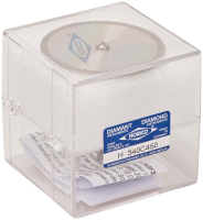 h340с450 диск алмазный - красный ø 45мм - двухсторонний алмазная крошка по краю, horico