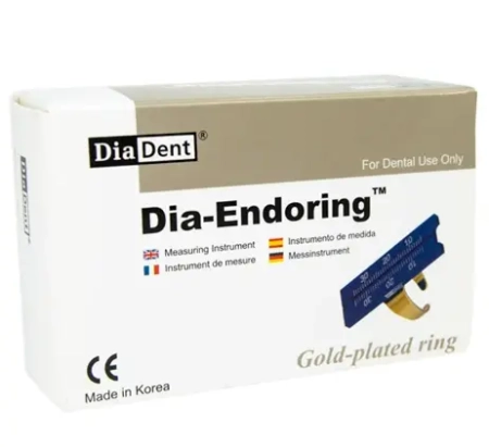 линейка эндодонтическая dia-endoring с кольцом на палец diadent