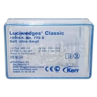клинья luciwedges classic soft ultra-small, светопроводящие, 100шт., арт. 770s, kerr