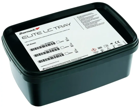 Elite LC Tray Pink - пластмассовые пластины, 50шт., розовые, Zhermack