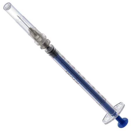 Шприц стерильный инсулиновый 1мл с иглой 26Gx2/5" (0.45*12мм), MEDAIM (ЦУ=100 шт)