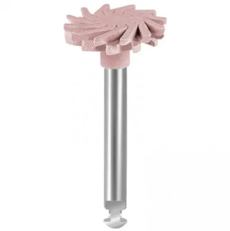 W9667S Диск - Розовый (с прорезями) - предварит/полировка композита, угловой наконечник, Ø 10мм., HO