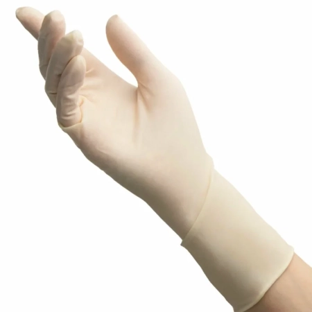 перчатки латексные хирургические «benovy» b101kk5 белые, р-р 8, 50 пар