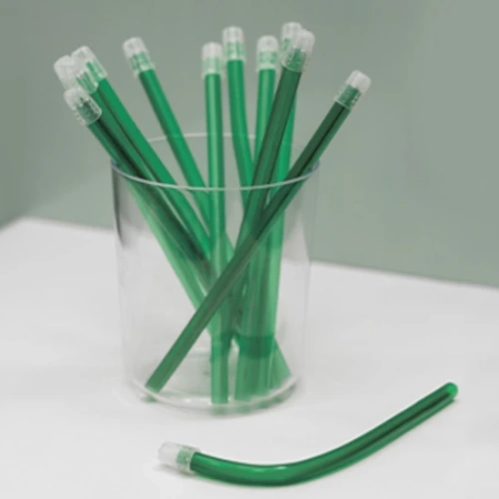 слюноотсос со съемным наконечником зеленый (100 шт) trevita