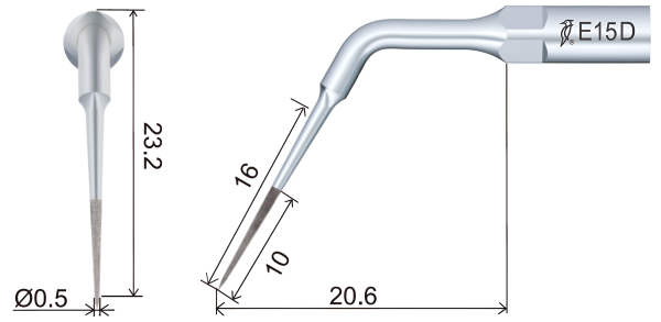 насадка e15d к скайлеру, эндодонтическая woodpecker