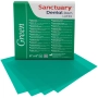 латексные листы dental dam зеленый, плотный, 152 мм х 152 мм, мята (36 шт) sanctuary