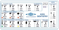 kit kid1 kids dentistry универсальный набор для детской стоматологии horico 