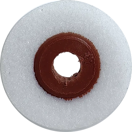 полир диск шлифовальный "kagayaki roundflex" средний (коричн) d=9.6мм - 100шт (без дискодержателей)