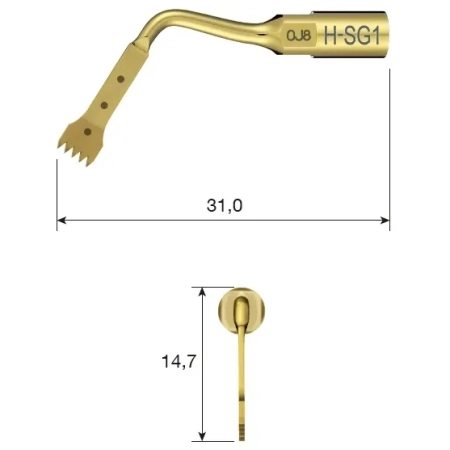 насадка h-sg1 для variosurg, для ультразвуковой костной хирургии, nsk