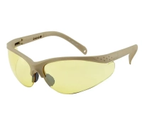 очки "ампир" (жёлтые) - бежевая оправа, антибликовые, регулируемые дужки, "ампаро"