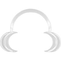 ретрактор губной матовый средний shinye