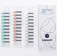 набор полиров "kagayaki ensmart pin" - пули: белые, зелёные, розовые (силикон) µ 125.70.32, уп/30шт