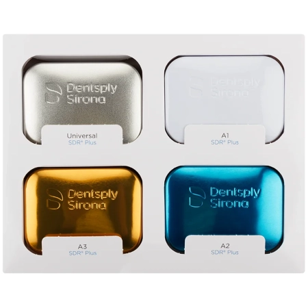 sdr plus collectors edition - большой набор (110 компьюл по 0.25 г + 4 бокса) dentsply