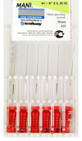 k-files 28 мм, №25, 6шт (mani)