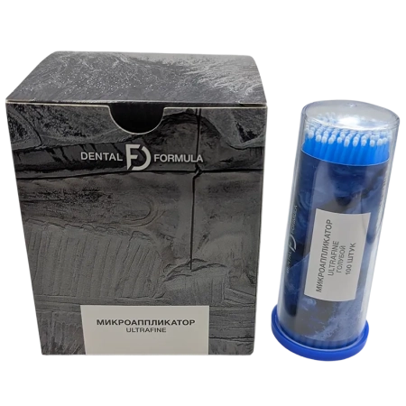 Аппликаторы голубые Ultrafine (100 шт) Dental Formula
