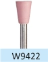 w9422 чаша малая- розовая - предварит/полировка керамики, угловой наконечник, horico