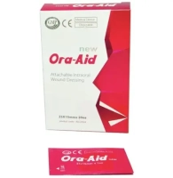 заживляющий пластырь для слизистой рта ora-aid 25*15 мм (20 шт) tbm