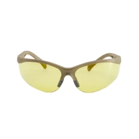 очки "ампир" (жёлтые) - бежевая оправа, антибликовые, регулируемые дужки, "ампаро"