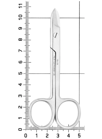 ножницы коронковые прямые 10 см 19-19* hlw