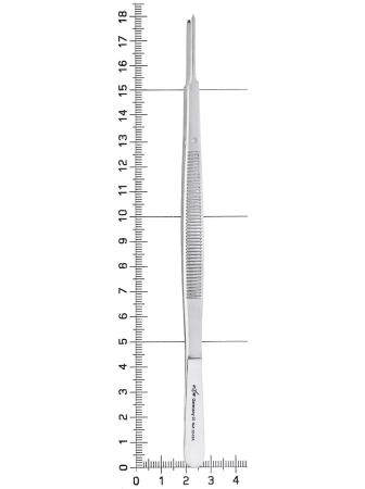 пинцет хирургический gerald 18 см 22-22a* hlw