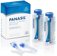 panasil initial contact regular - 2карт*50мл+6 голубых канюль ø 6.0мм (kettenbach)