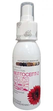 ВЕЛТОСЕПТ-2 - кожный антисептик на основе изопропилового спирта, 100мл (ВЕЛТ)