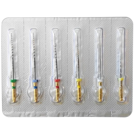 Файлы машинные с памятью формы SC 31 мм (Ассорти 6 шт) SOCO