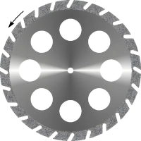 диск алмазный гипс 8 отверстий, диаметр 45 мм (1 шт) агри