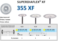 h355xf190 диск алмазный - жёлтый ø 19мм - двухсторонний алмазная крошка по краю, horico